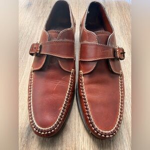 Cole Haan Chestnut Leather Slip-On Loafers